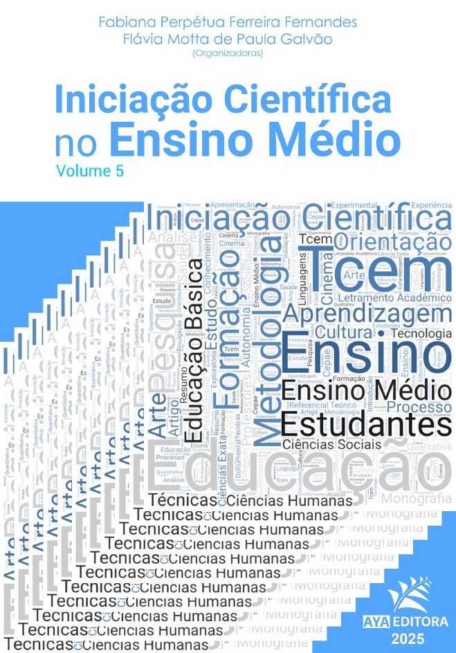 capa Iniciação Científica no Ensino Médio volume 5
