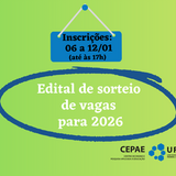 logo notícia - edital 2026