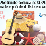 Funcionamento CEPAE nas férias (capa notícia)