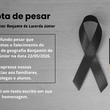 Nota de pesar Benjamin de Lacerda - capa