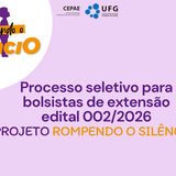 seleção bolsista Projeto Rompendo o Silêncio (capa)