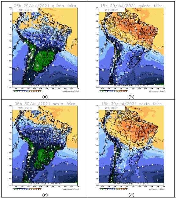 Frente Fria 28 de julho 2021