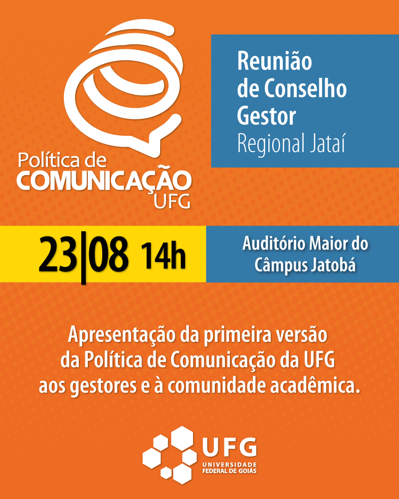 E-mail mkt - Reunião Conselho Gestor Regional Jataí