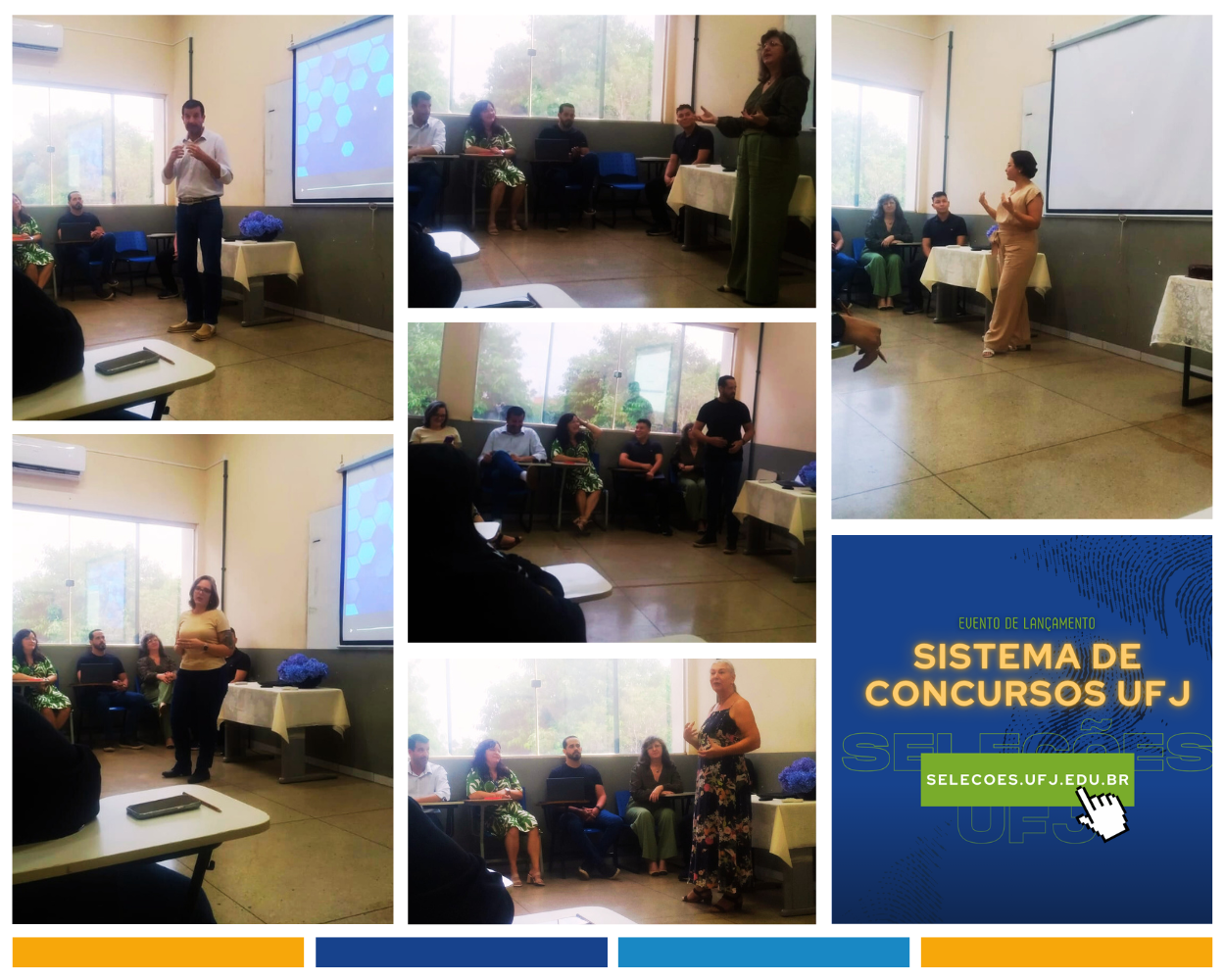 Fotos: lançamento sistema de concursos UFJ