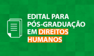 Edital Direitos Humanos