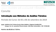 Minicurso - Análise Térmica
