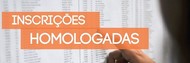 Inscrições Homologadas Inscrições Homologadas