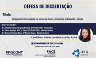 Defesa de dissertação