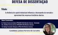 Defesa de Dissertação - Juliana