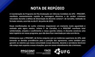 Nota de repúdio