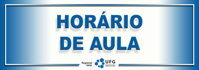 Horário de aula Horário de aula