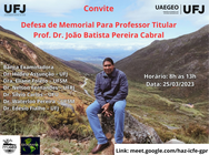 Convite memorial Cabral