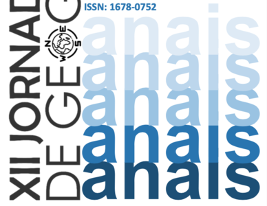 Anais XII Jornada de Geografia