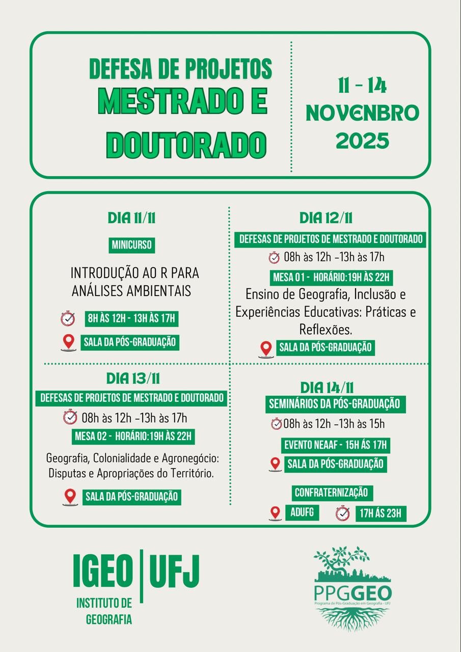 Folder Seminário Pós