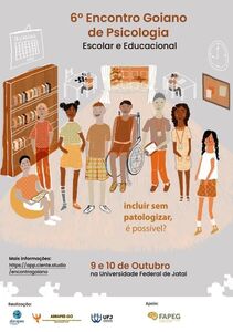 Folder do Encontro Goiano de \psicologia Escolar e Educacional