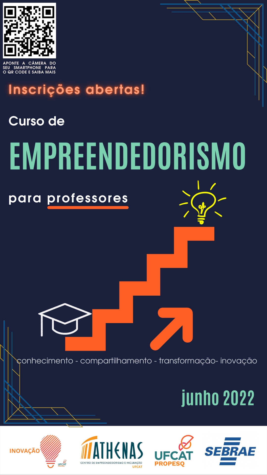 Divulgação: Inscrições Abertas para o Curso de Empreendedorismo para Professores da UFCAT