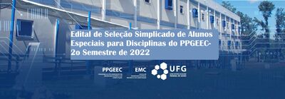 Processo Seletivo Simplificado- Segundo Semestre de 2022- Alunos Especiais