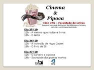 Cinema com pipoca