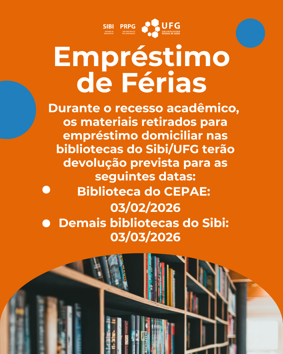 Empréstimo de férias 2025-2