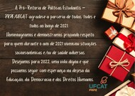 Mensagem final de ano PRPE 2021