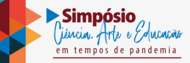 logotipo SIMPÓSIO VIRTUAL - Ciência, arte e educação em tempos de pandemia