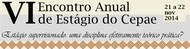 Banner VI encontro anual de estágio do cepae