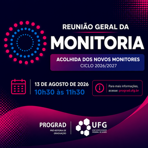 noticia monitoria  - acolhida dos monitores 2026