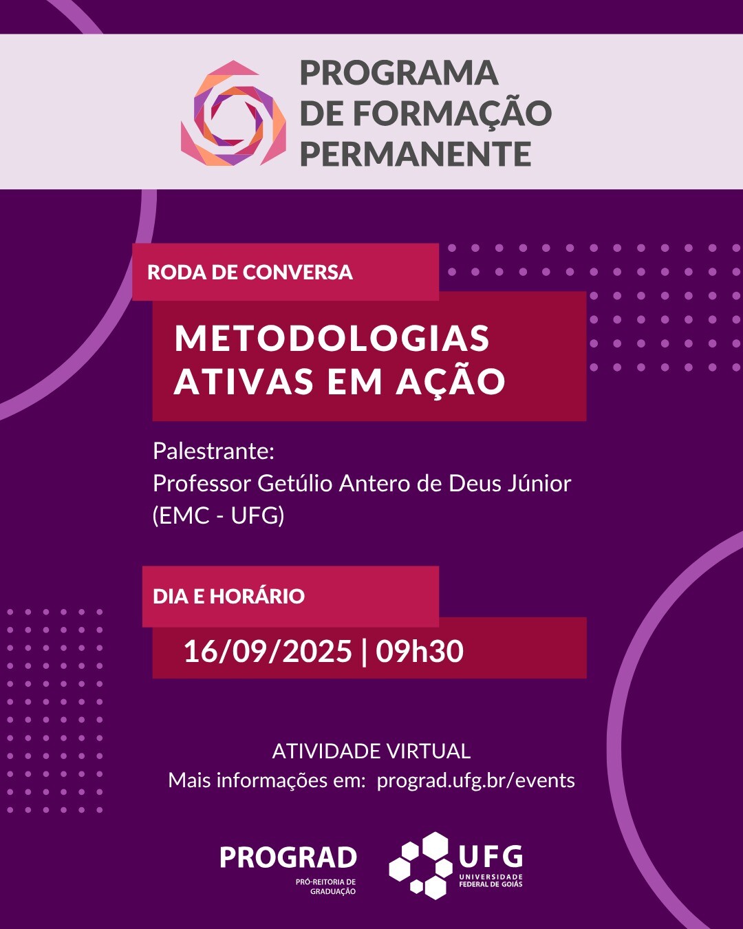 Card Metodologias Ativas em Ação 2025