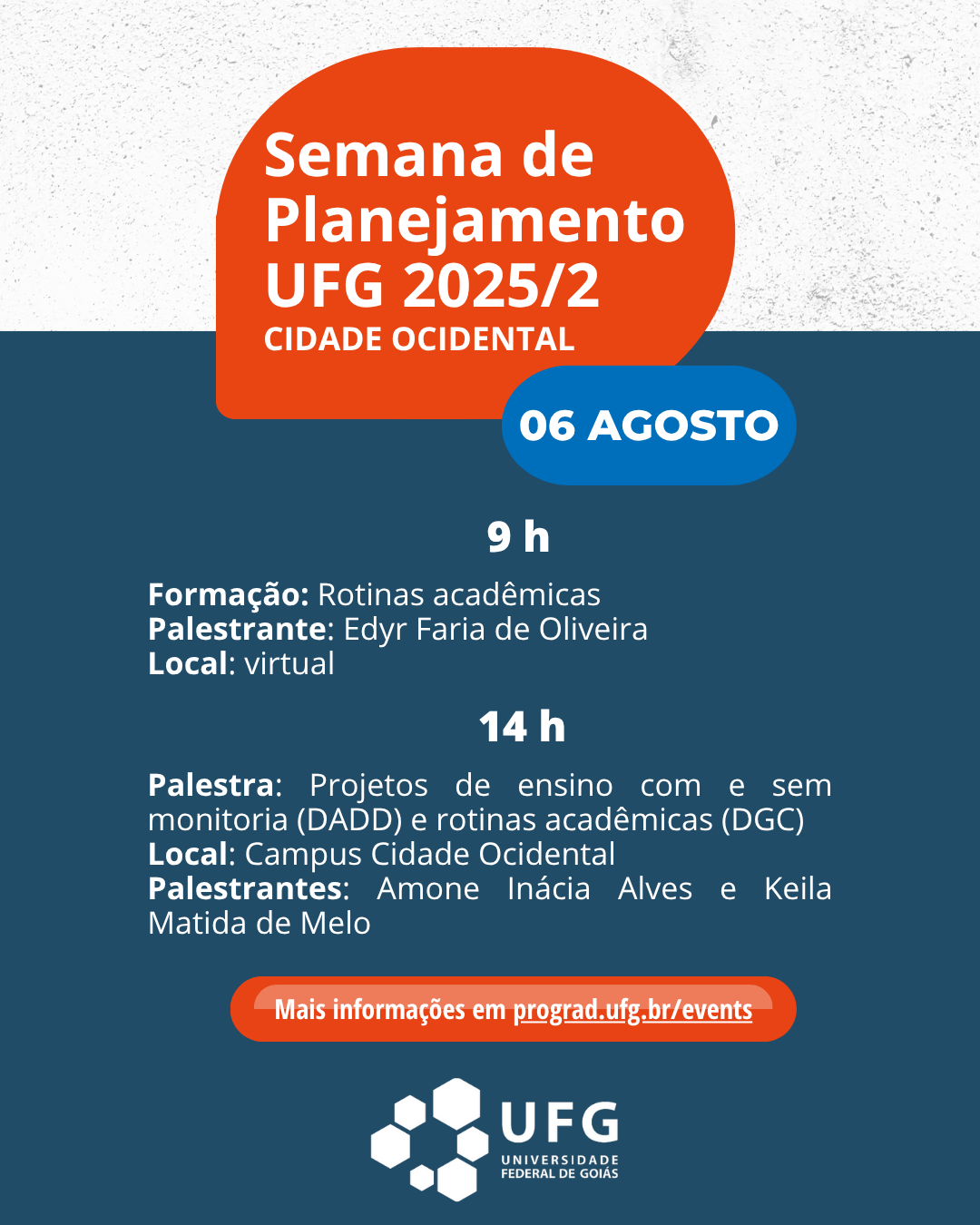 Banner Semana de Planejamento 2025-2 Cidade Ocidental Atualizado