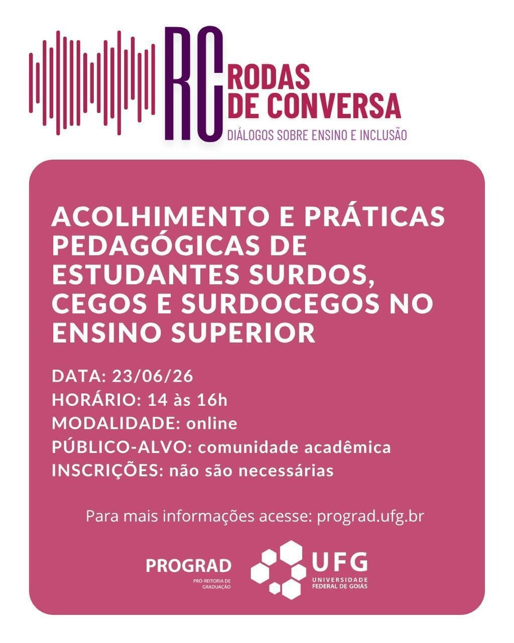 Acolhimento e práticas pedagógicas de estudantes surdos, cegos e surdocegos no ensino superior