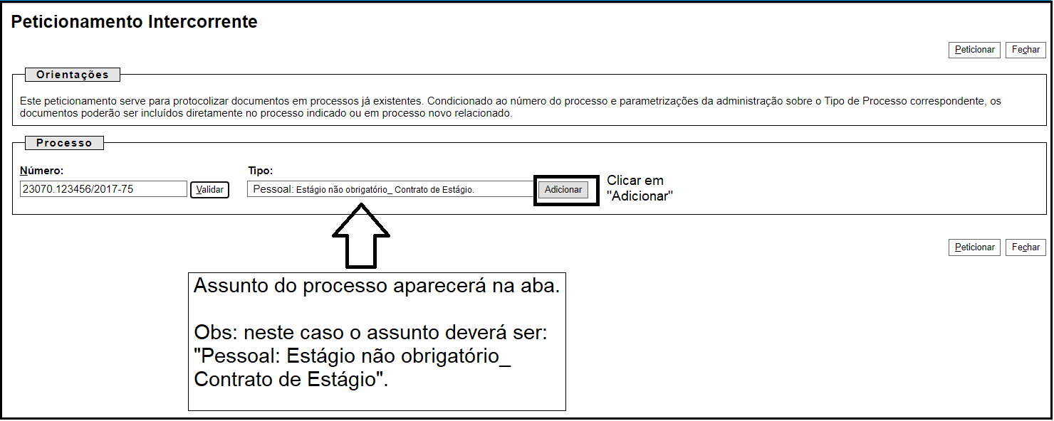 Processo intercorrente - 2ª maneira 17