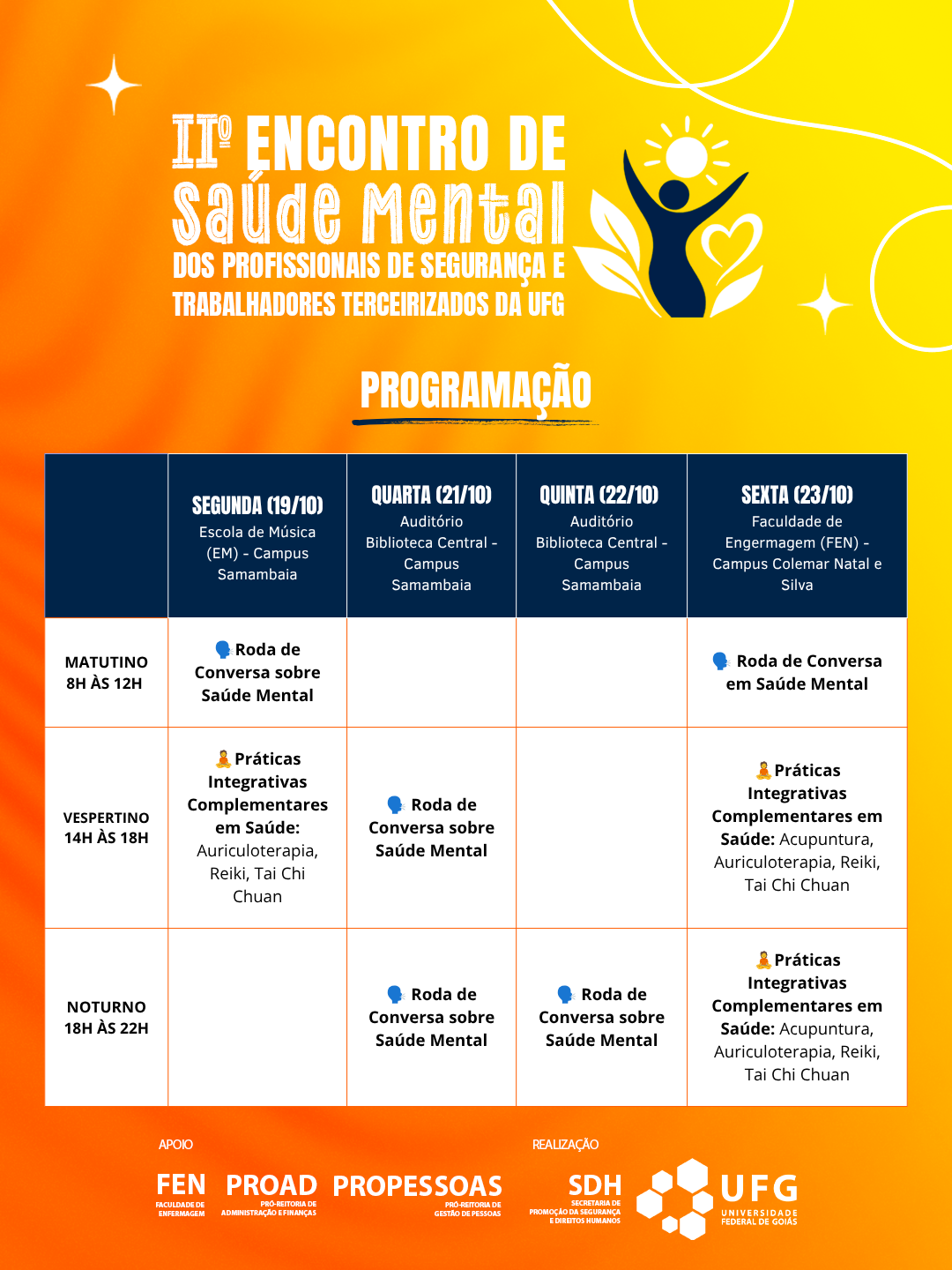 PROGRAMAÇÃO SAÚDE MENTAL