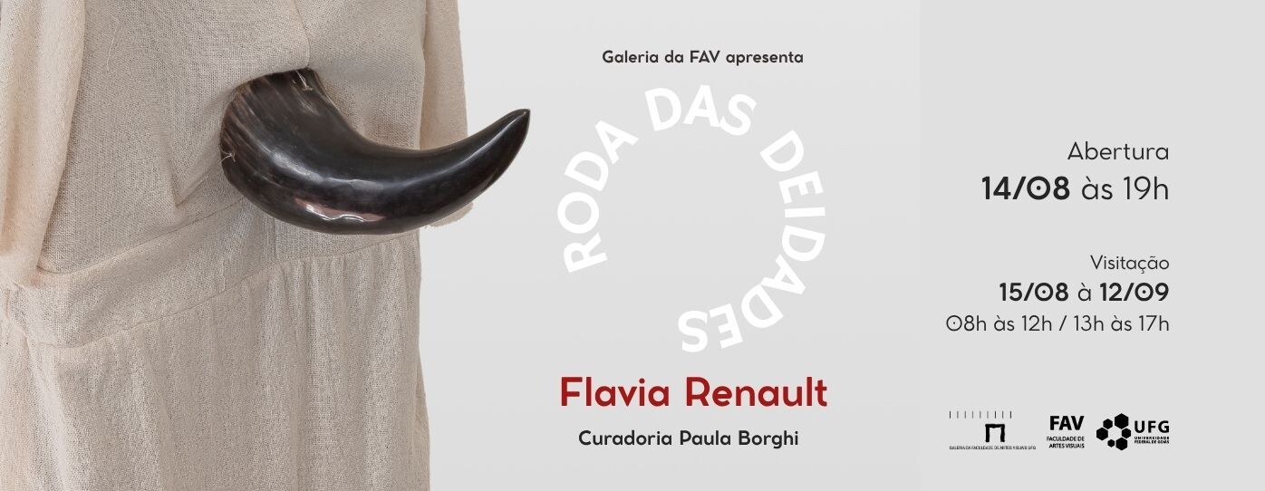 Banner da exposição Roda das Deidades correto