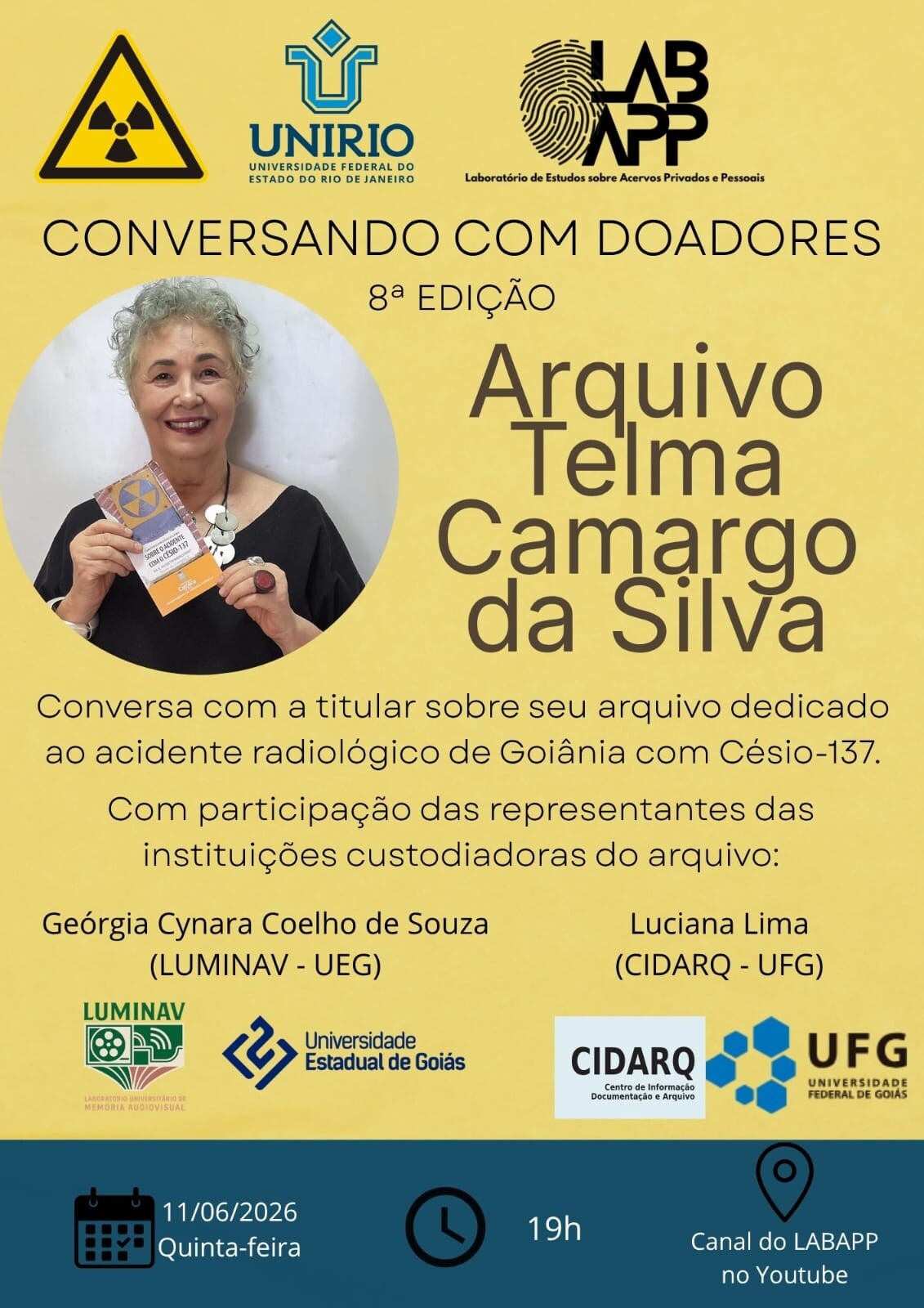 Conversando com doadores - Cidarq e Laboratório Multidimensional de Estudos sobre Acervos Privados e Pessoais (Unirio)