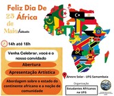 Dia do continente africano flyer