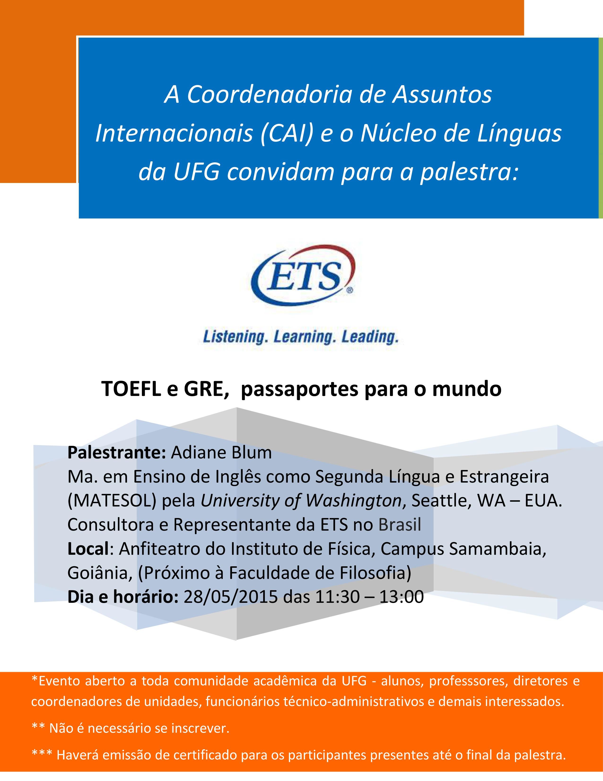 PALESTRA TOEFL