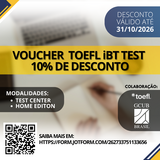 TOEFL iBT - Outubro de 2026