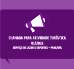 Chamada para Atividade Turística 01/2026
