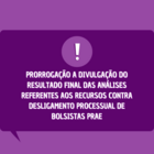 notícia - Prorrogação a divulgação do Resultado Final