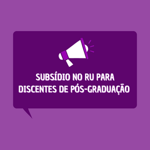 Capa alimentação pós-graduação
