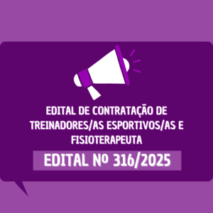 EDITAL DE TREINADORES