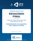 Resultado Final GM e UFG