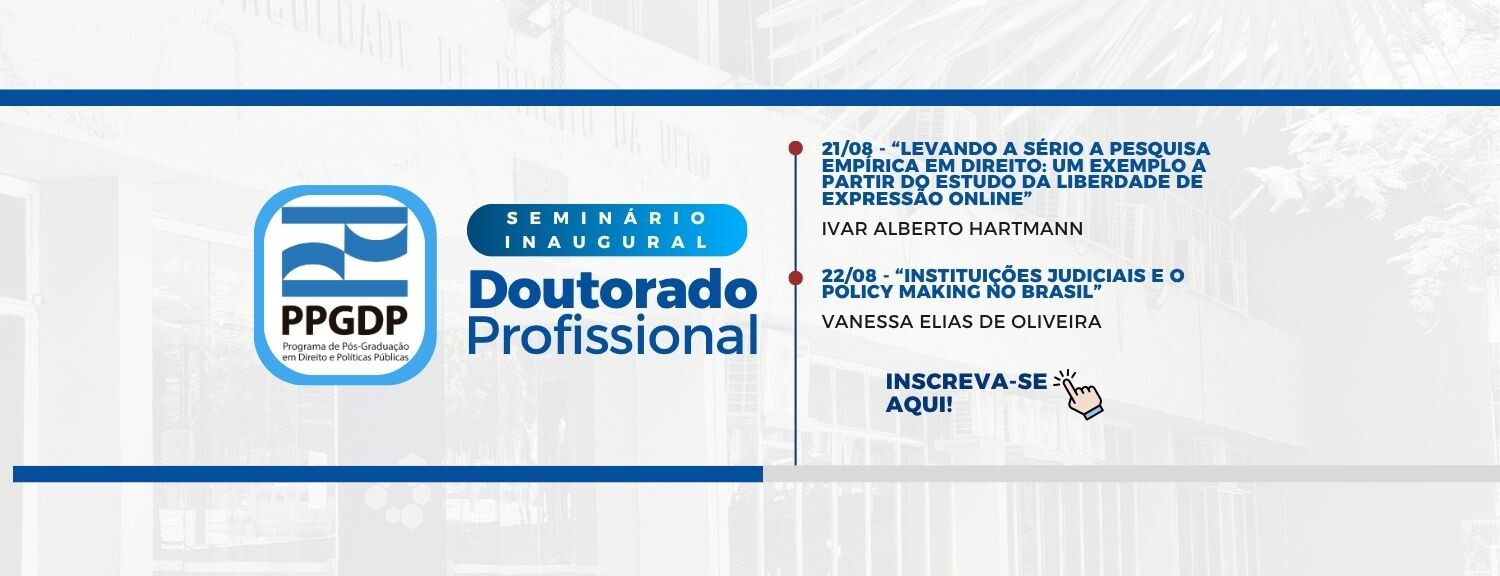 Bannner - Seminário Inaugural 