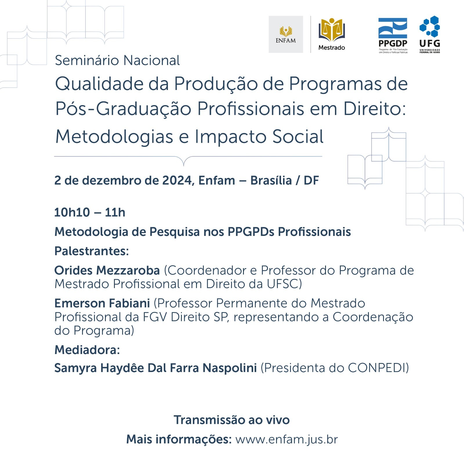 Card 1 Seminário ENFAM