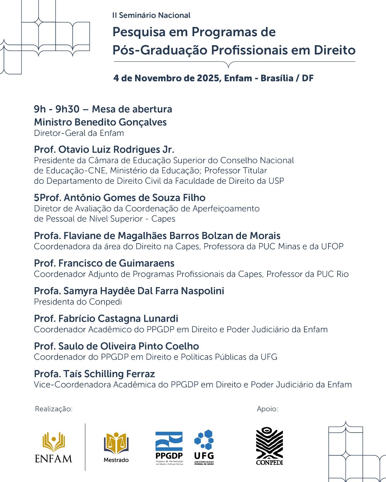 II Seminário Nacional de Pesquisa em Programas de Pós-Graduação Profissionais em Direito