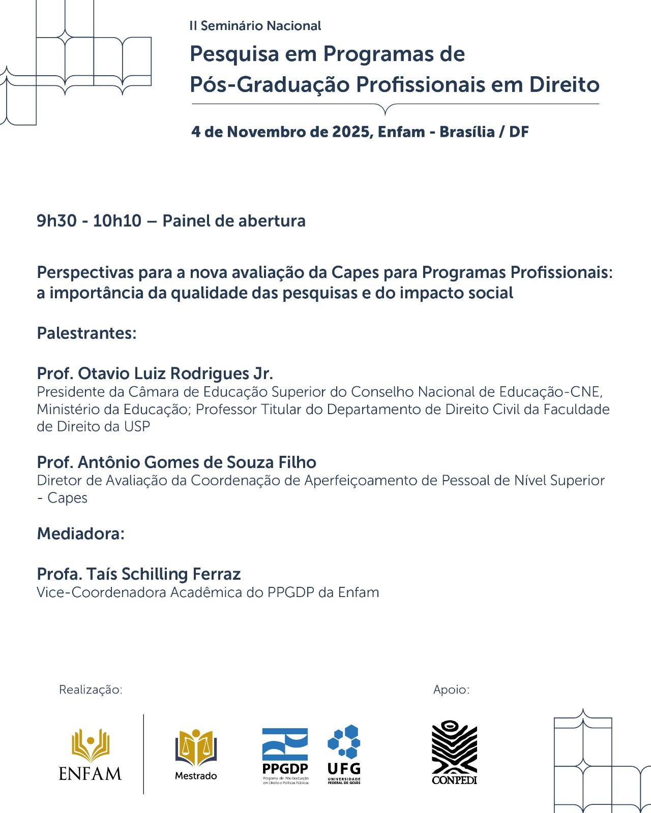 II Seminário Nacional de Pesquisa em Programas de Pós-Graduação Profissionais em Direito