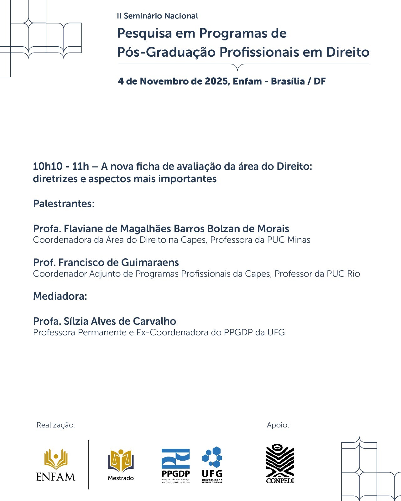 II Seminário Nacional de Pesquisa em Programas de Pós-Graduação Profissionais em Direito