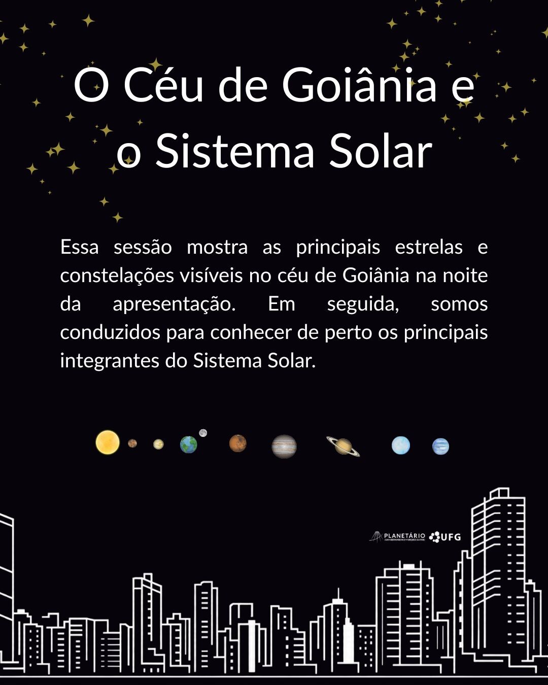 arte o céu de Goiânia