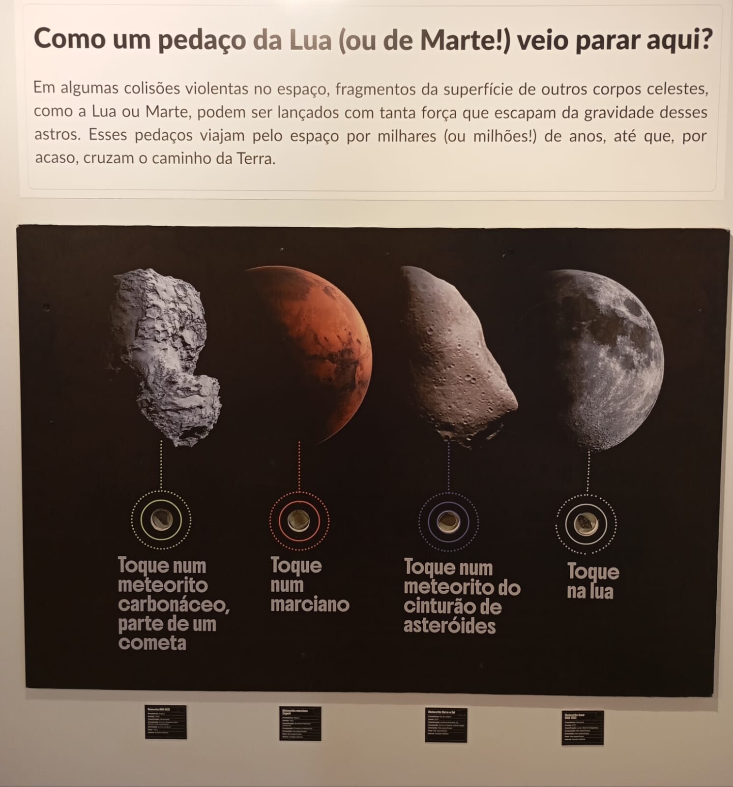 toque nos meteoritos