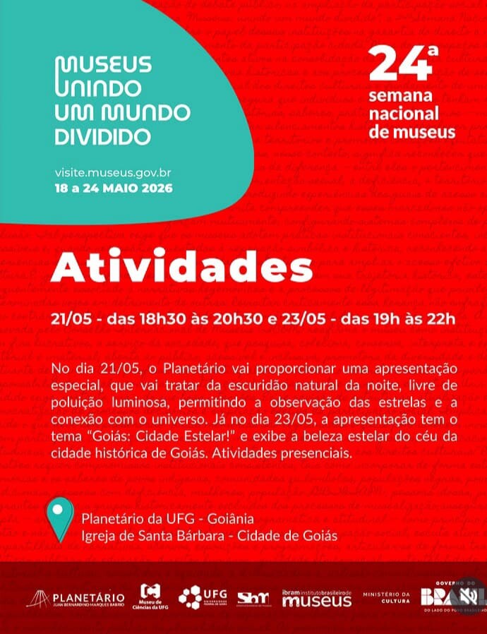 programação semana de museus 2026
